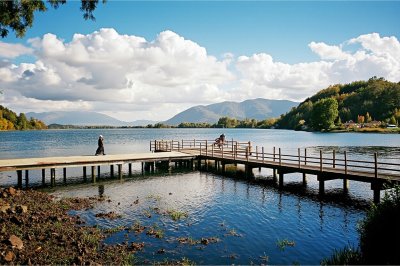 AI-generated travel thumbnail for Lago Verde