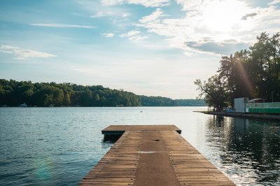 AI-generated travel thumbnail for Lake Saint Croix Beach
