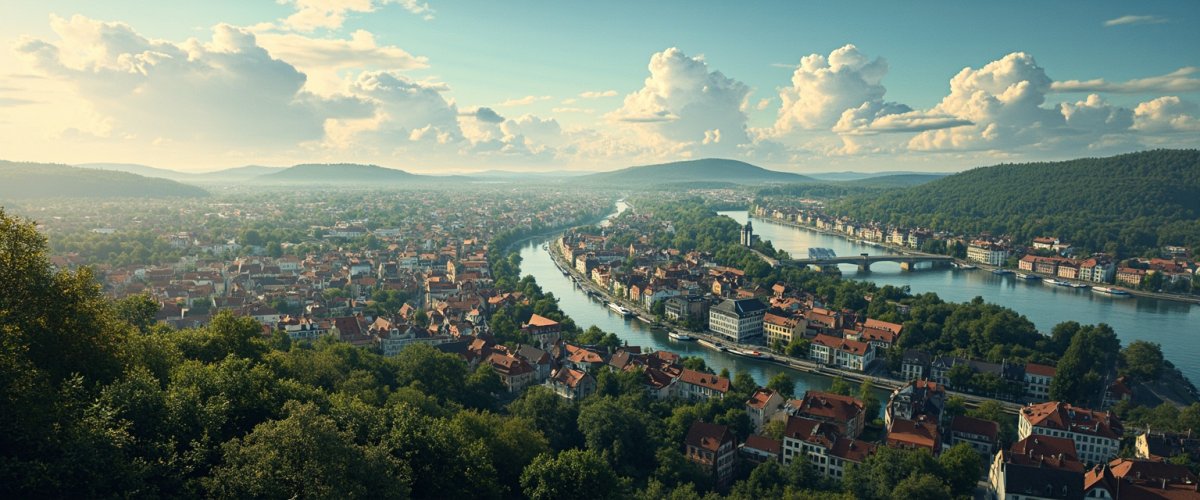 Painterly banner illustration of Lauchröden