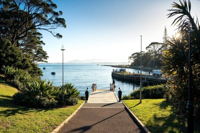 AI-generated travel thumbnail for Lennox Head
