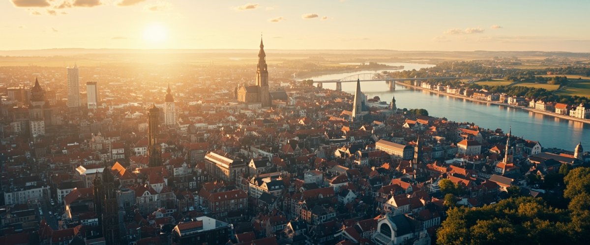 Painterly banner illustration of Liebenburg