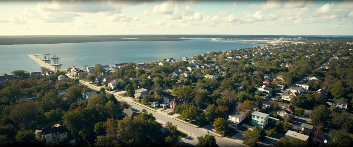 Painterly banner illustration of Lincolnville