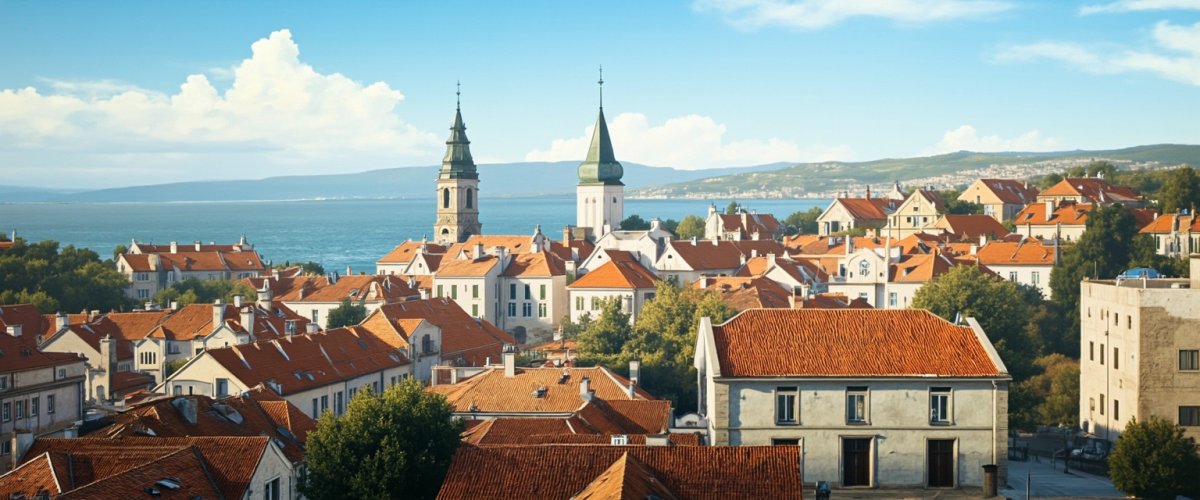 Painterly banner illustration of Ljubešćica