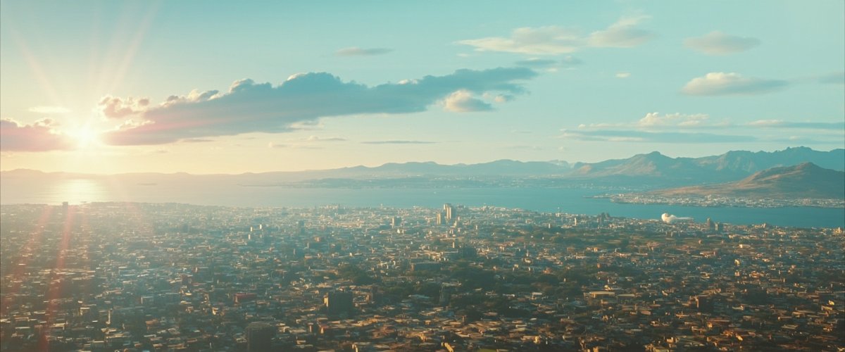 Painterly banner illustration of Lubango