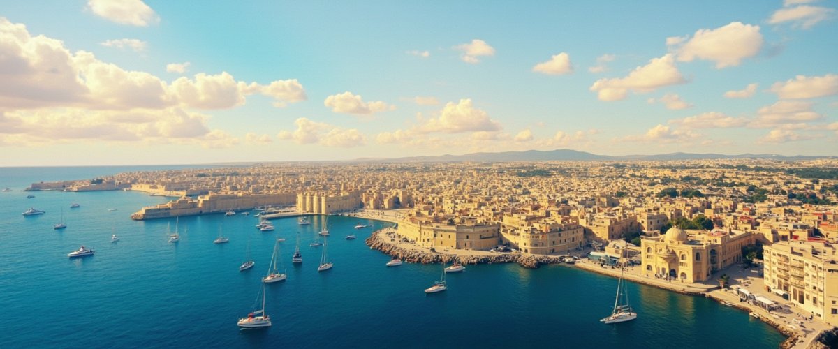 Painterly banner illustration of Magħtab