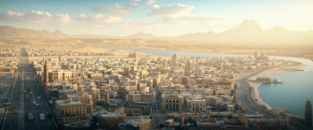 Painterly banner illustration of Mazayejan