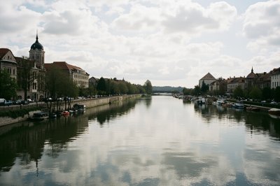 AI-generated travel thumbnail for Mediaş