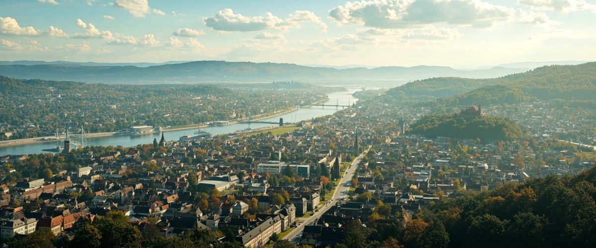 Painterly banner illustration of Meißenheim