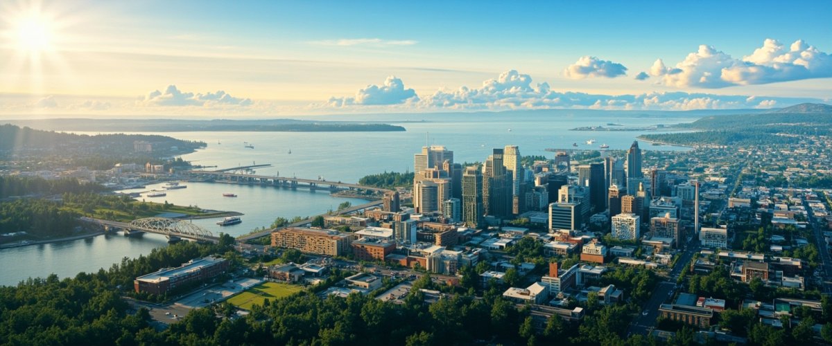Painterly banner illustration of Midland