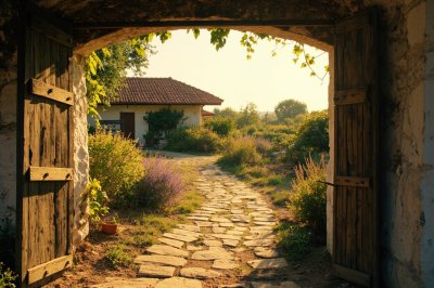 AI-generated travel thumbnail for Miloşeşti