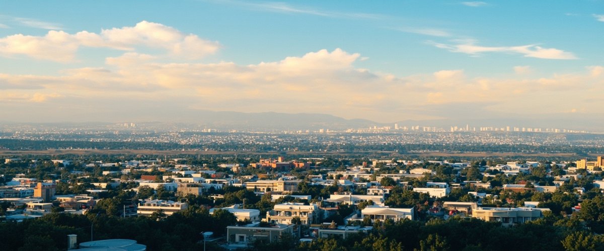 Painterly banner illustration of Mission Hills