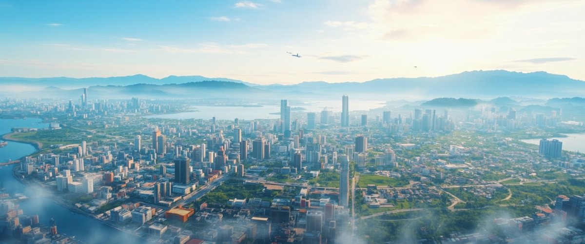 Painterly banner illustration of Mokpo