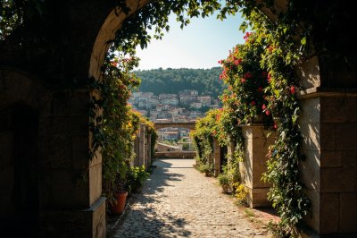 AI-generated travel thumbnail for Montecatini Val di Cecina