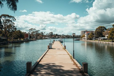 AI-generated travel thumbnail for Moonee Beach