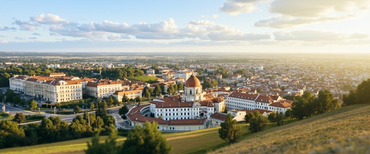 Painterly banner illustration of Municipiul Alba Iulia