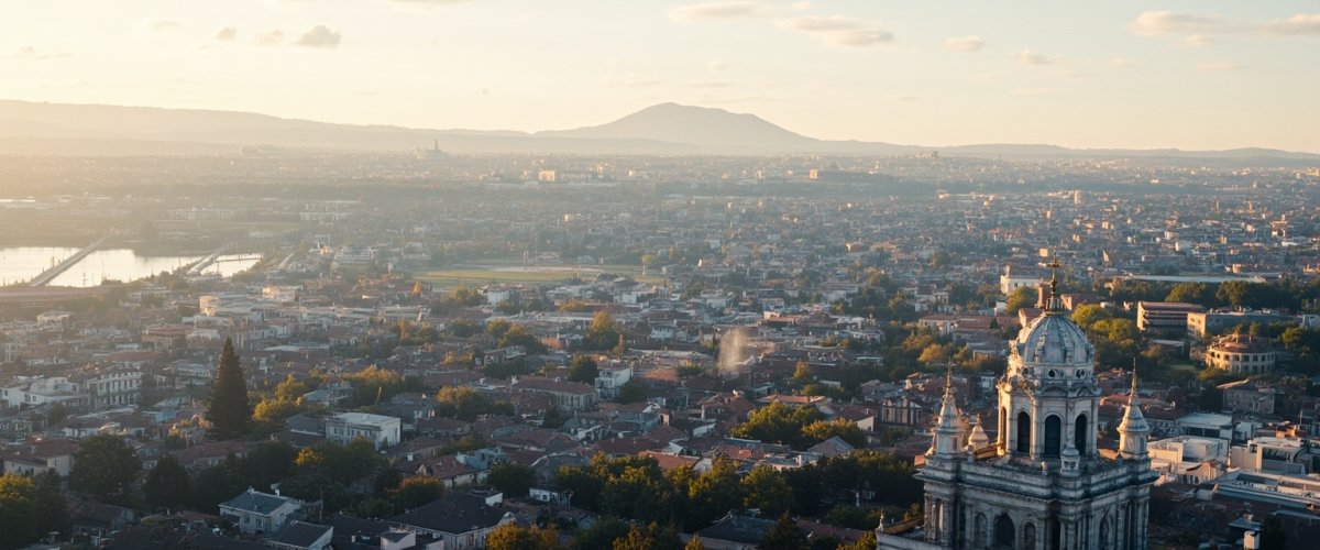 Painterly banner illustration of Municipiul Ploieşti