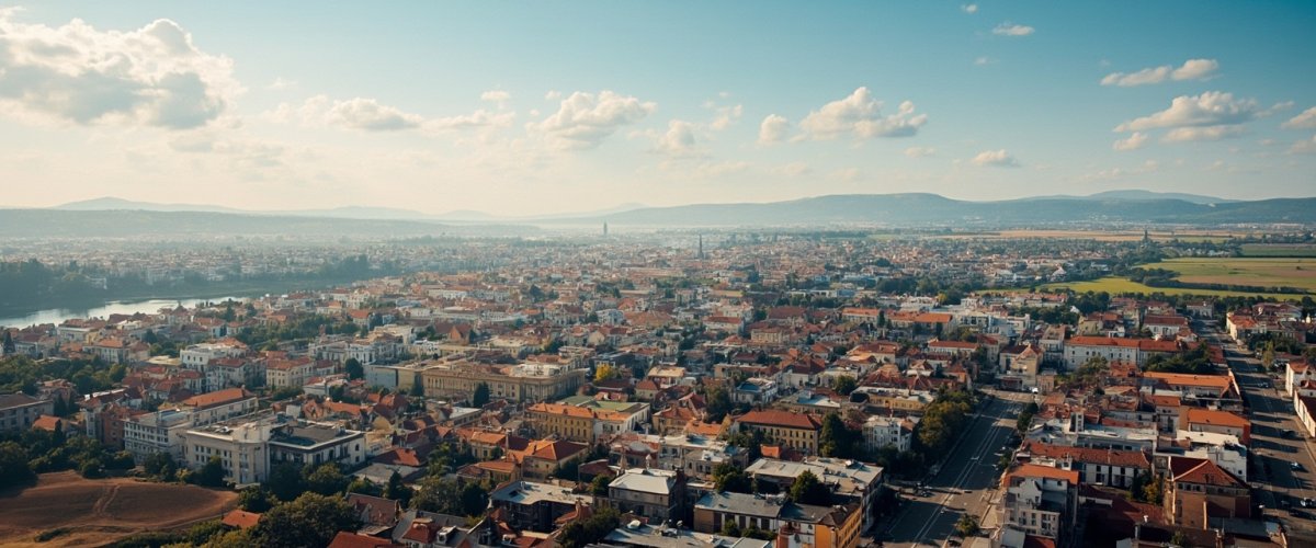 Painterly banner illustration of Municipiul  Vulcan