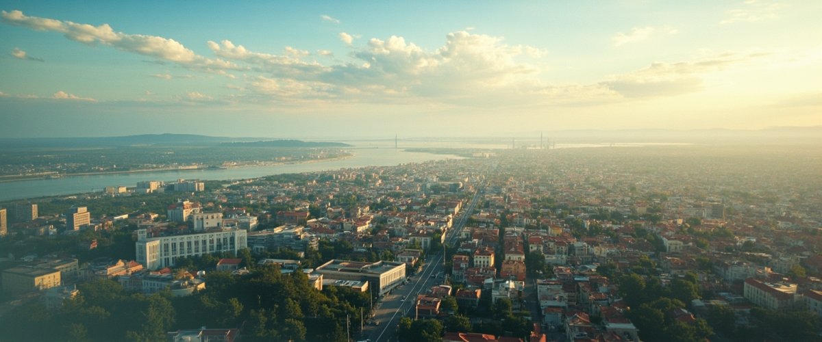 Painterly banner illustration of Mușătești