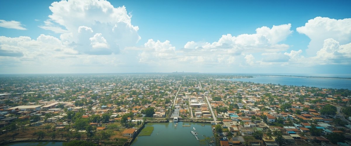 Painterly banner illustration of Nampula
