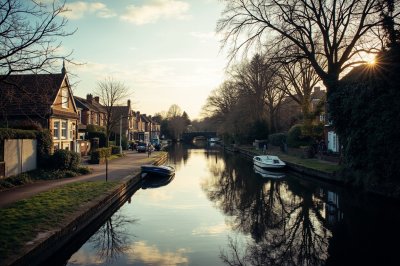 AI-generated travel thumbnail for Needham Market