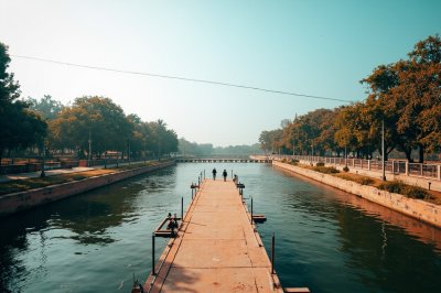 AI-generated travel thumbnail for New Delhi