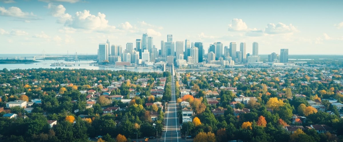 Painterly banner illustration of New-Richmond