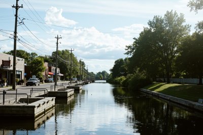 AI-generated travel thumbnail for Nora Springs