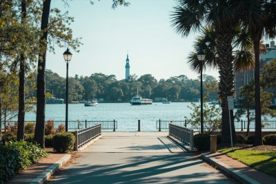 AI-generated travel thumbnail for North Charleston