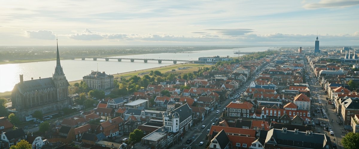 Painterly banner illustration of Ommelanderwijk