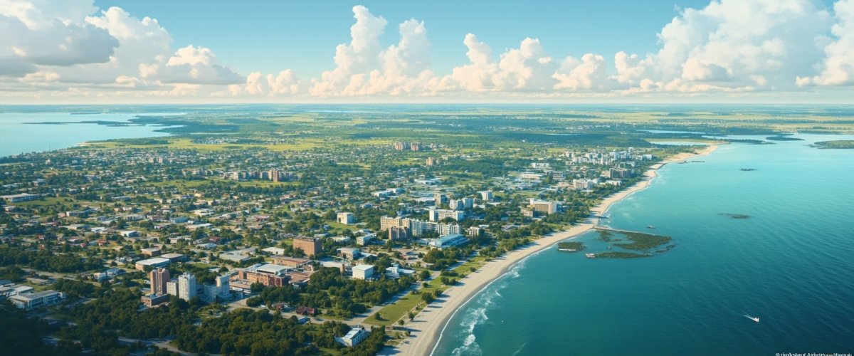 Painterly banner illustration of Osage Beach