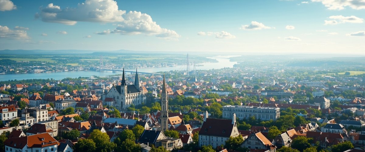 Painterly banner illustration of Osterfeld