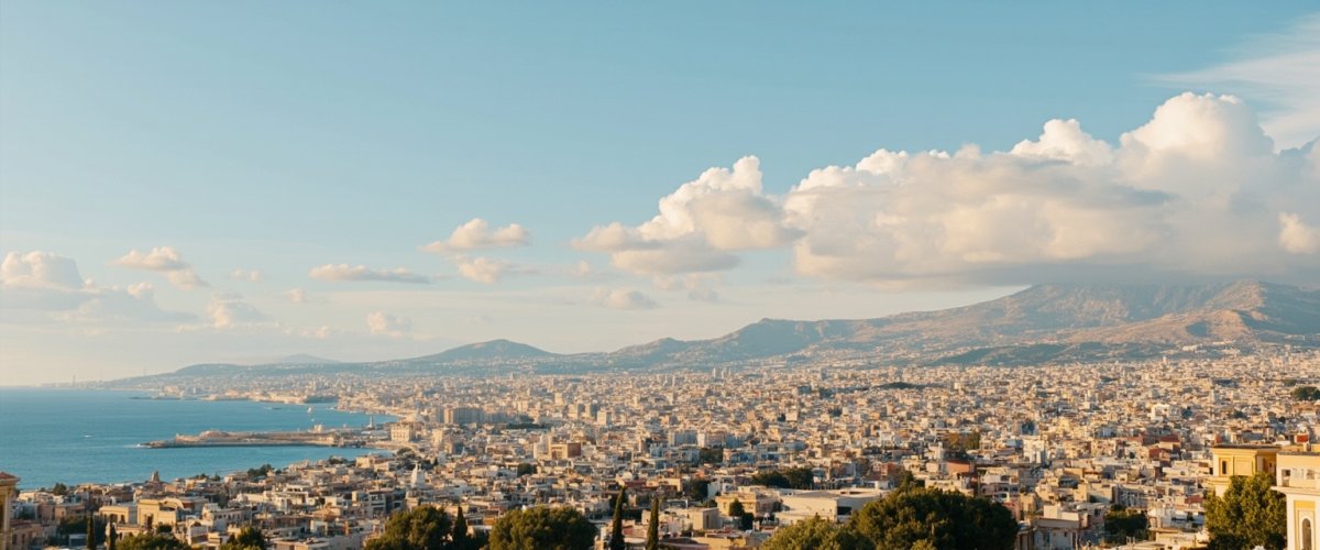 Painterly banner illustration of Palermo