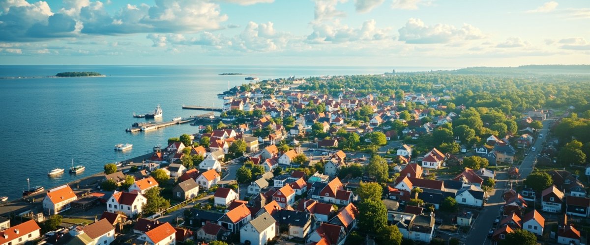 Painterly banner illustration of Påskallavik