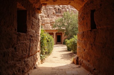 AI-generated travel thumbnail for Petra