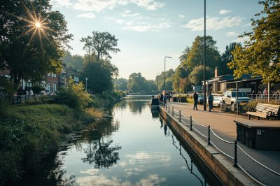 AI-generated travel thumbnail for Pinxton
