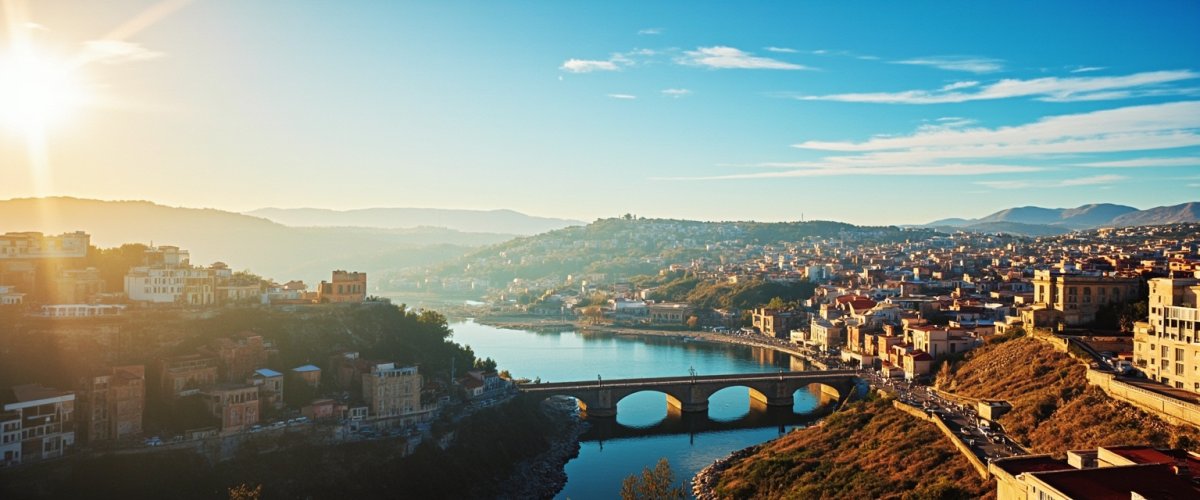 Painterly banner illustration of Ponts