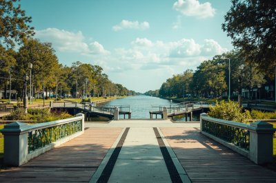 AI-generated travel thumbnail for Port Barre