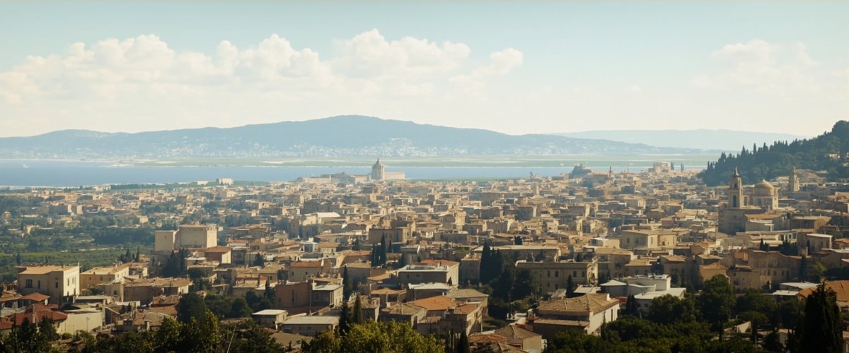 Painterly banner illustration of Proceno