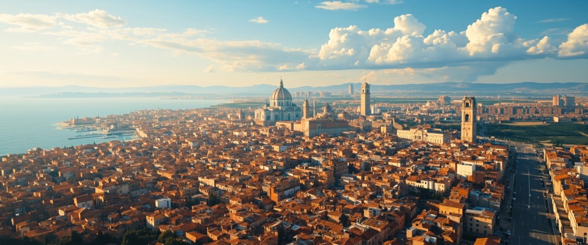 Painterly banner illustration of Provincia di Ravenna