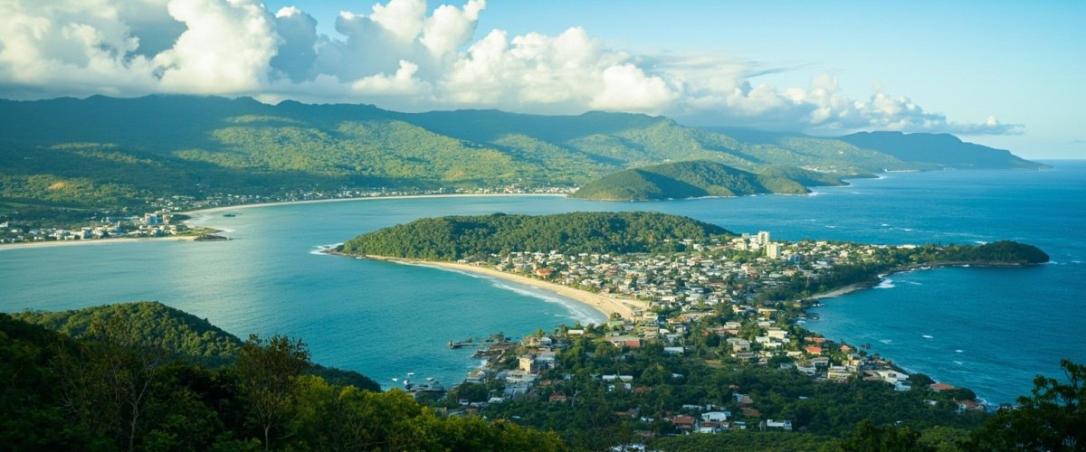 Painterly banner illustration of Quepos