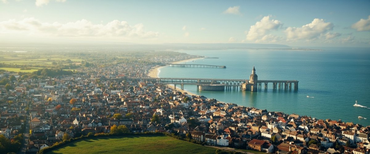 Painterly banner illustration of Ranville