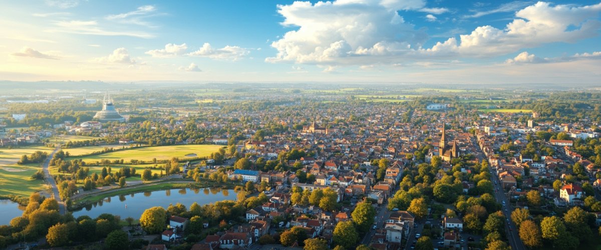 Painterly banner illustration of Ratby