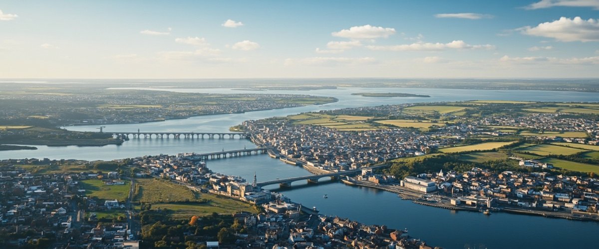 Painterly banner illustration of Rochfortbridge
