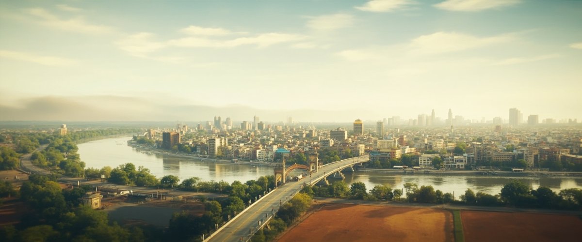 Painterly banner illustration of Rohtak