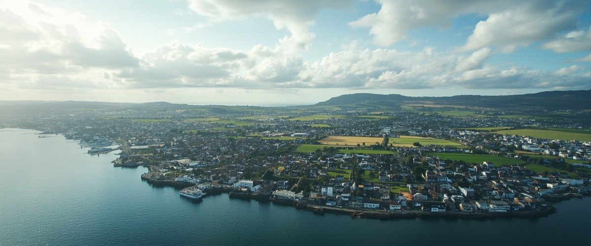 Painterly banner illustration of Rothesay
