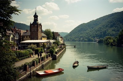 AI-generated travel thumbnail for Rüdesheim am Rhein