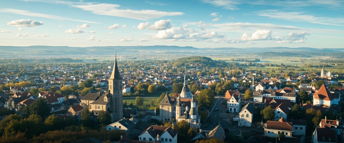 Painterly banner illustration of Săliște
