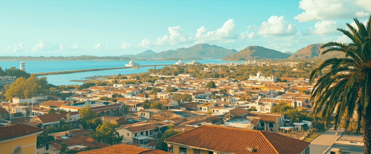 Painterly banner illustration of San José Cuyachapa
