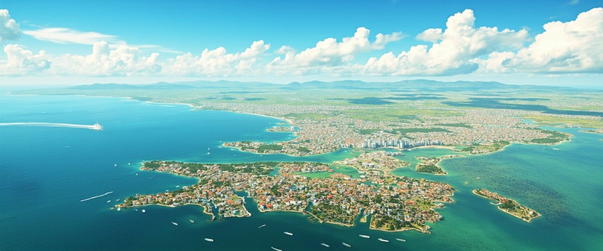 Painterly banner illustration of San Juan de la Maguana