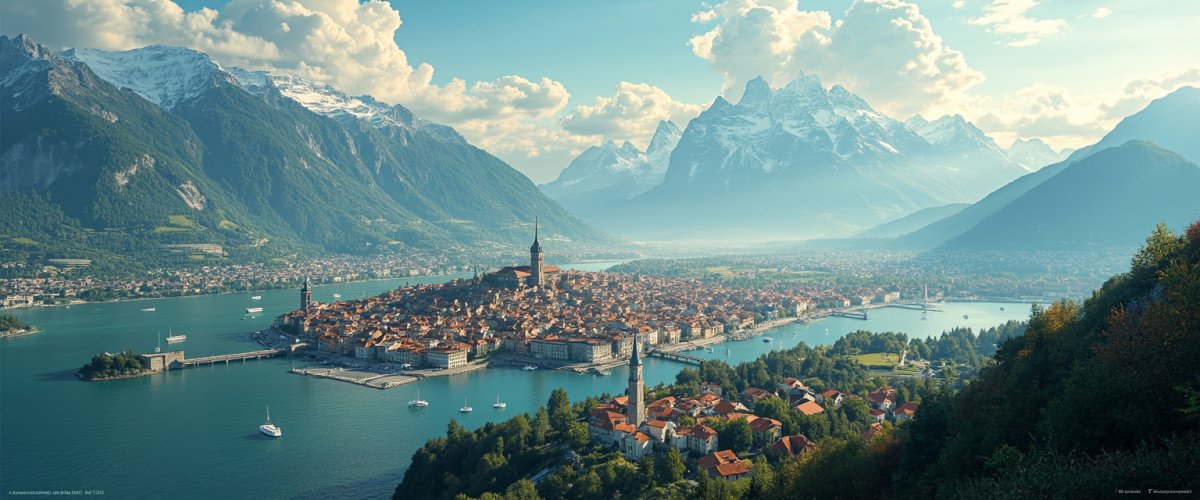 Painterly banner illustration of San Martino
